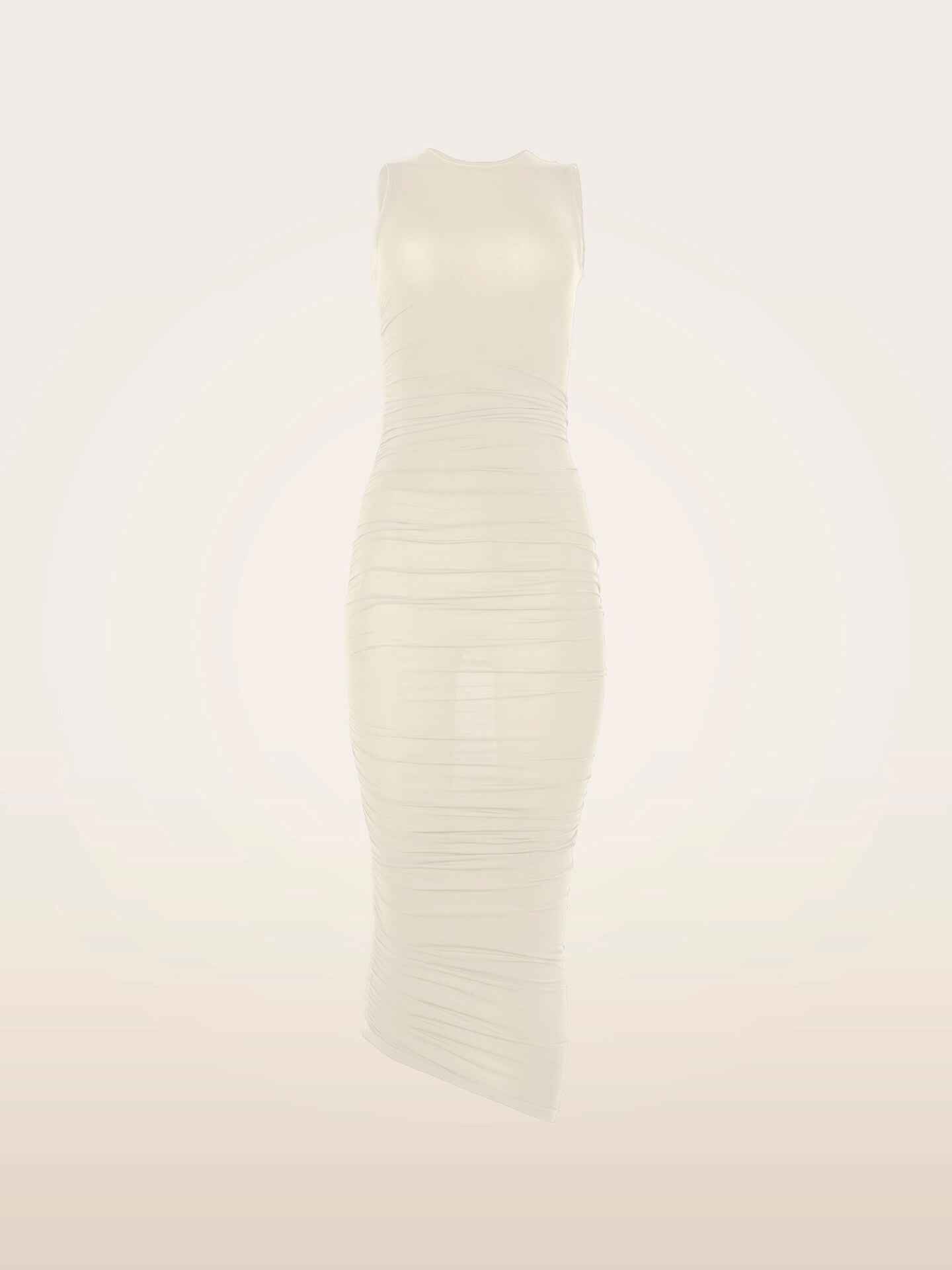 SHEER DRAPE DRESS SHEER DRAPE DRESS