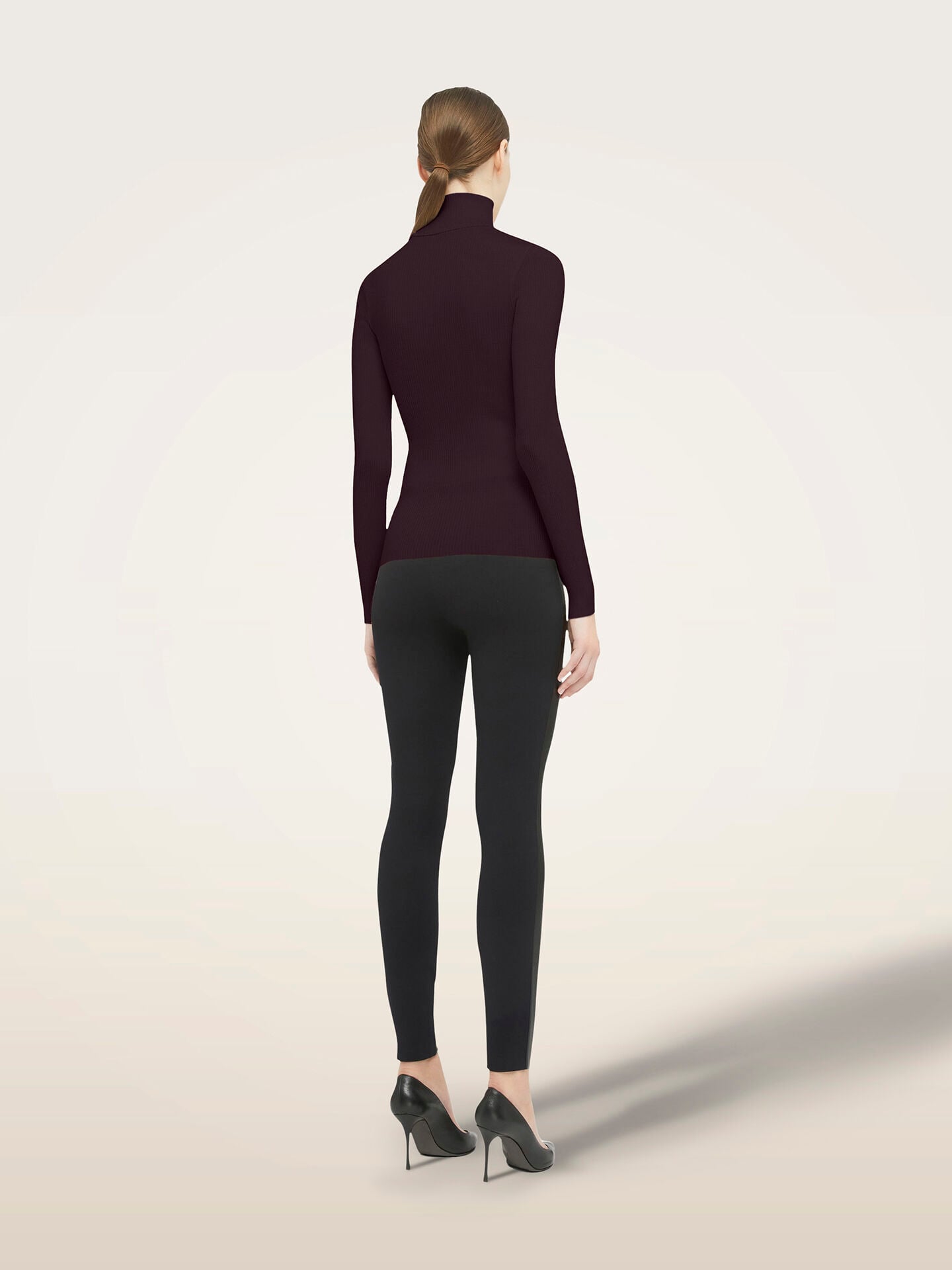 MERINO FINE RIB TOP LONG SLEEVES