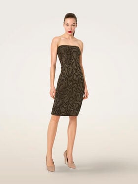 SHIMMERING PYTHON DRESS