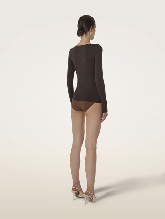 PURE WOOL TOP LONG SLEEVES