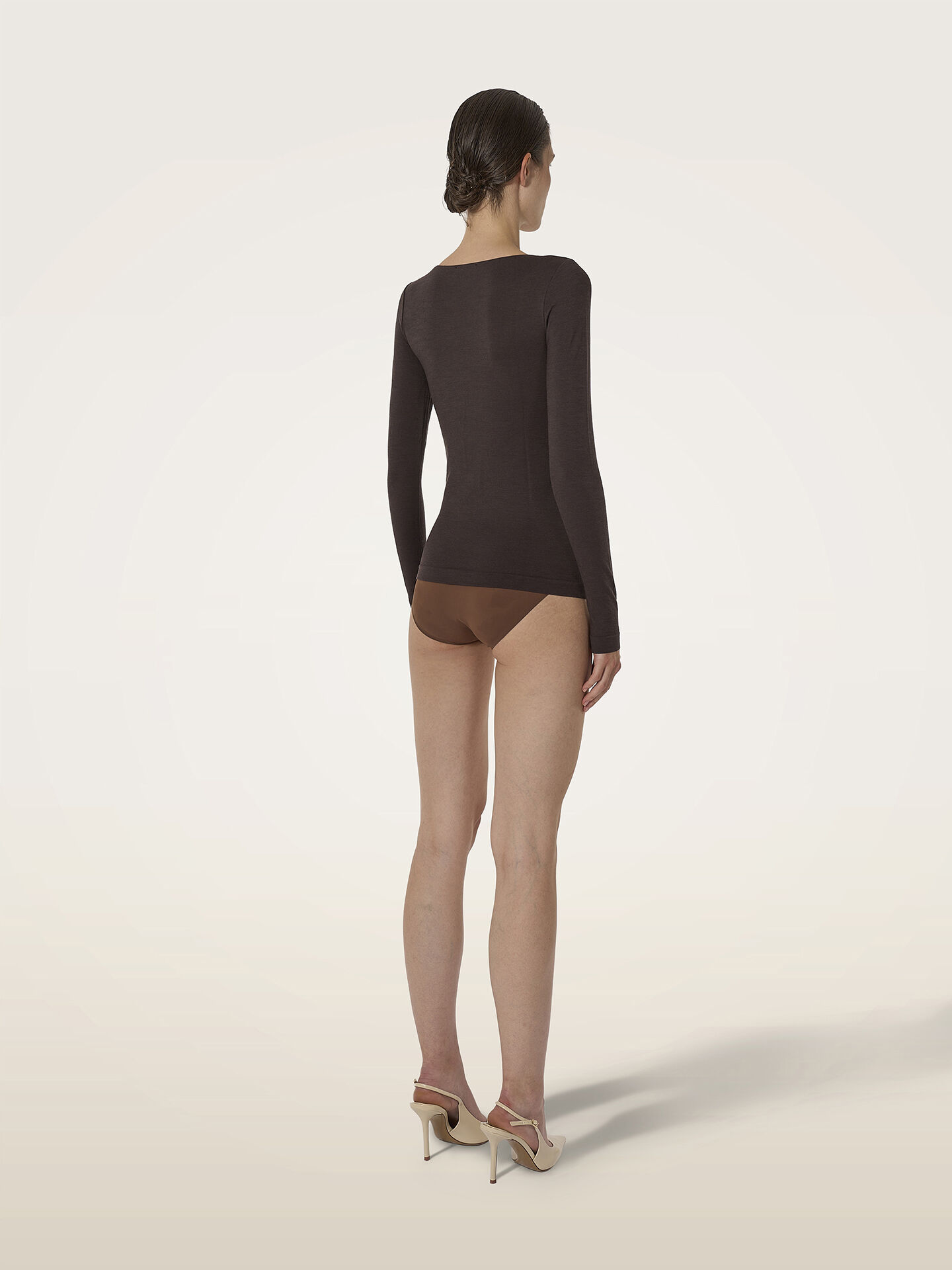 PURE WOOL TOP LONG SLEEVES