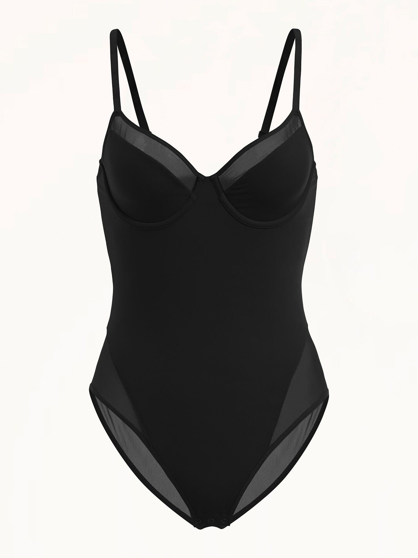SHEER OPAQUE BODYSUIT SHEER OPAQUE BODYSUIT