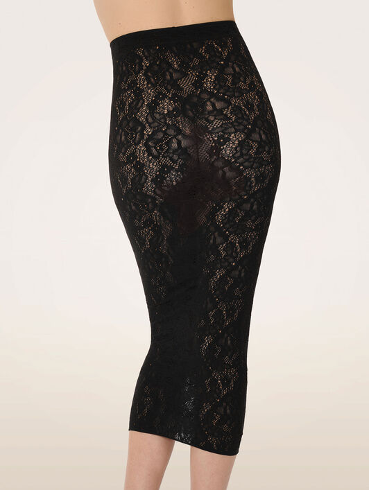 INFINITE ROSE NET SKIRT
