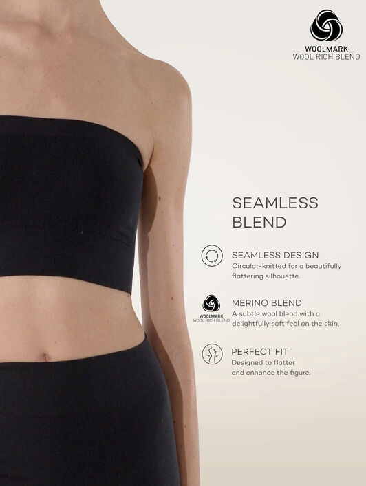 SEAMLESS WOOL TOP SLEEVELESS