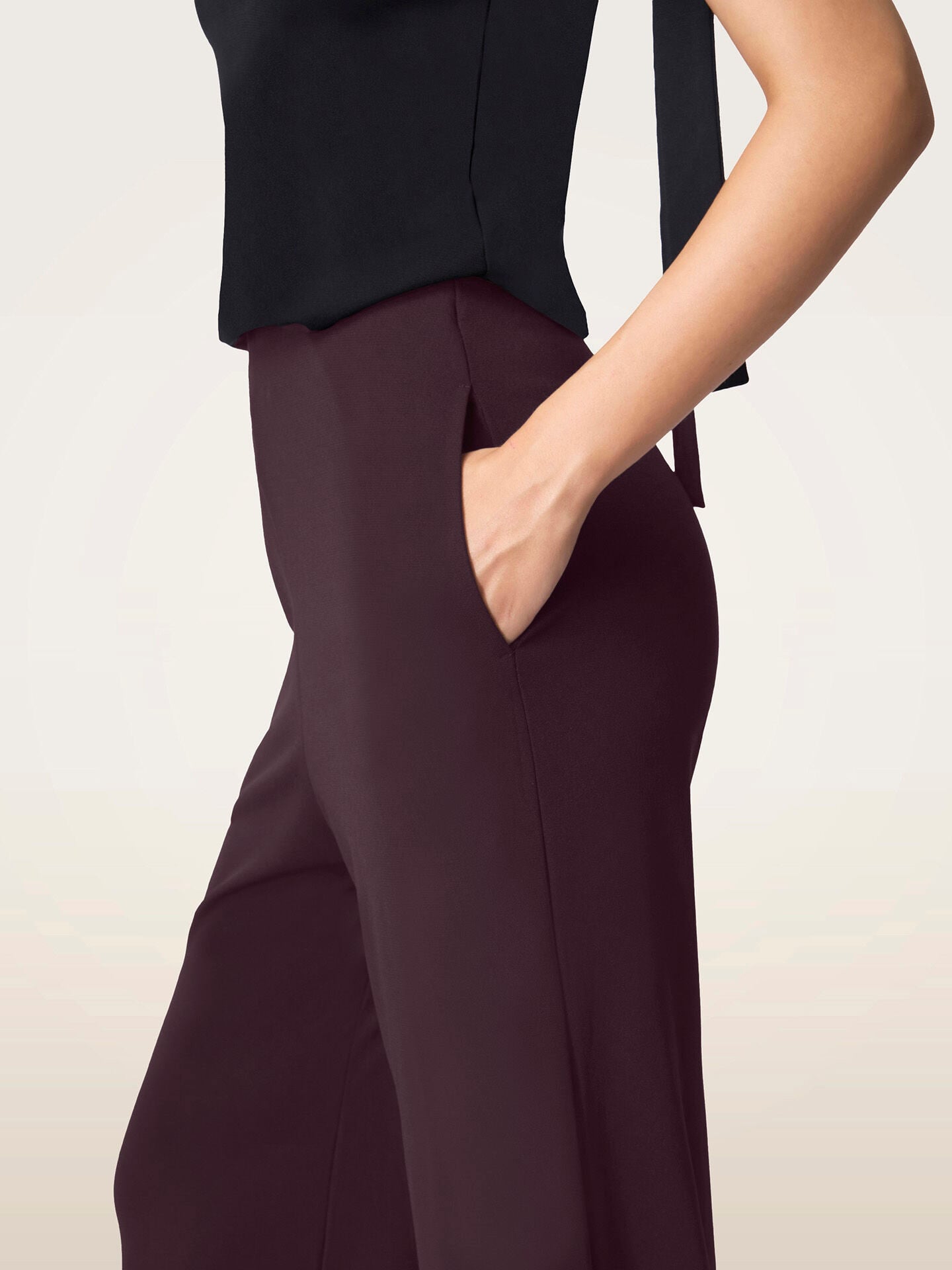 CREPE COUTURE TROUSERS