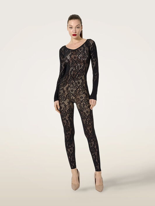 INFINITE ROSE NET JUMPSUIT