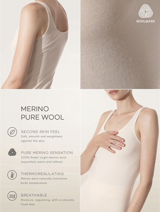 PURE WOOL TOP SLEEVELESS PURE WOOL TOP SLEEVELESS