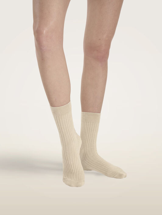 Ribbed Cashmere Blend Socks Ribbed Cashmere Blend Socks
