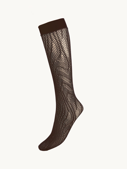 SNAKE NET KNEE-HIGHS