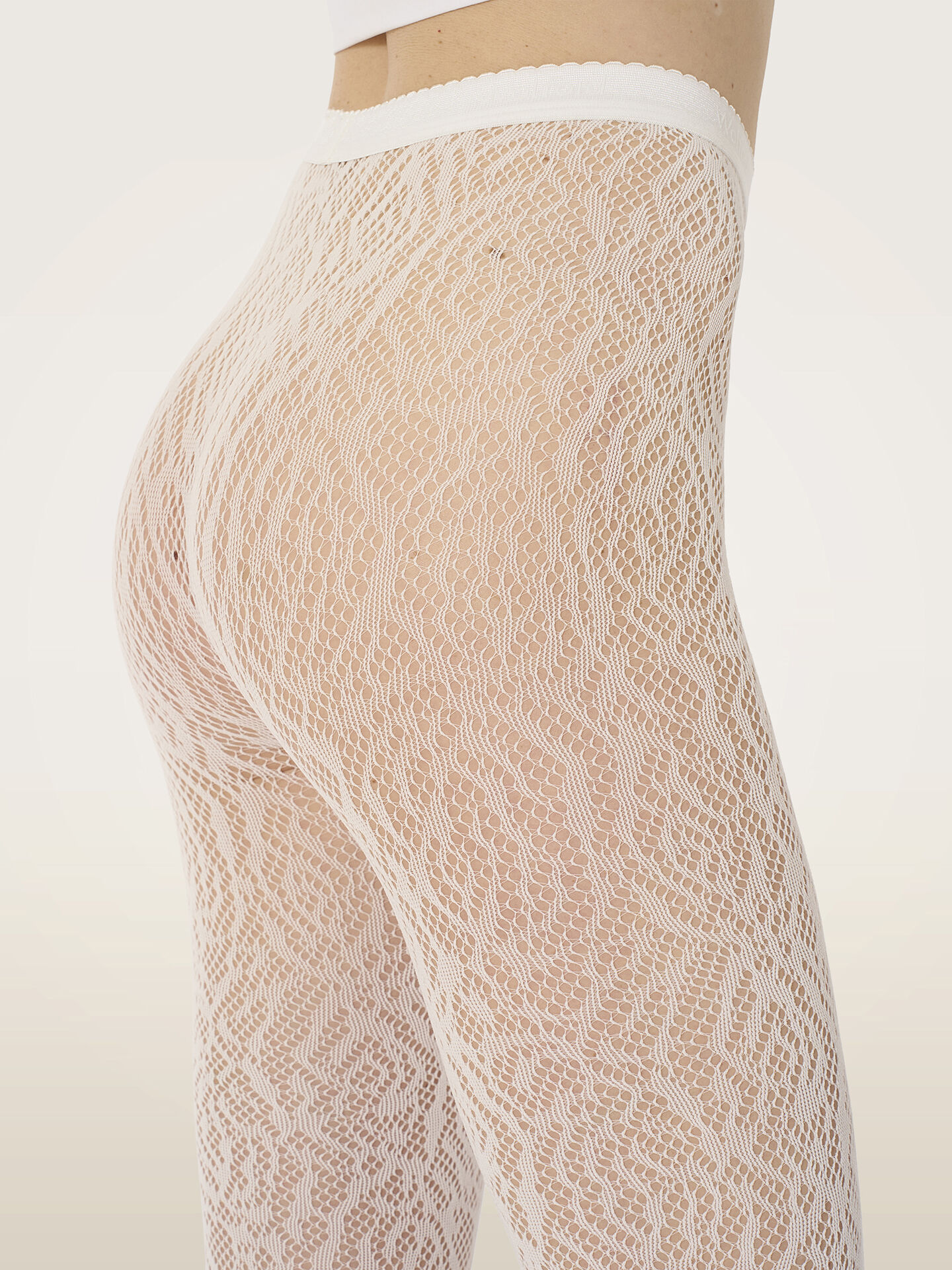 ROSE LACE EFFECT TIGHTS