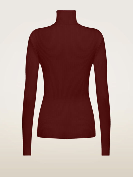 MERINO FINE RIB TOP LONG SLEEV