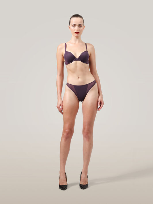 SHEER OPAQUE PUSH-UP BRA SHEER OPAQUE PUSH-UP BRA