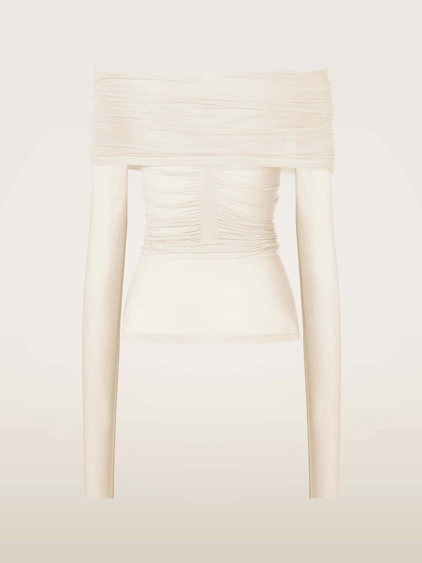 SHEER DRAPE TOP LONG SLEEVES SHEER DRAPE TOP LONG SLEEVES