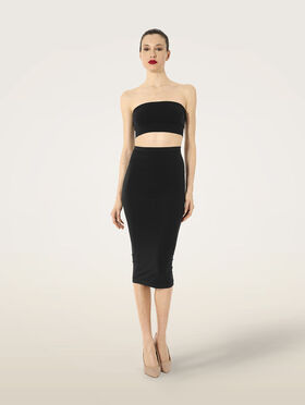 SEAMLESS WOOL SKIRT