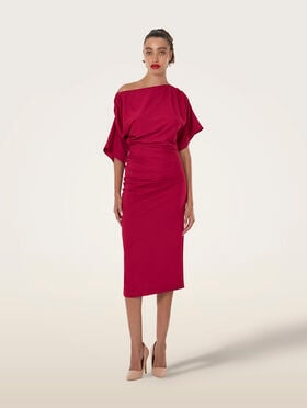 FLUID DRAPE DRESS