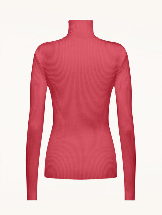 MERINO FINE RIB TOP LONG SLEEV
