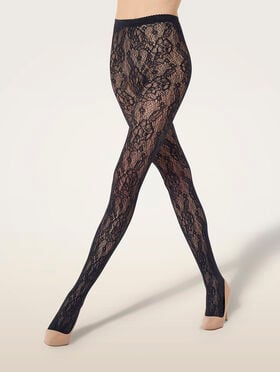 INFINITE ROSE NET TIGHTS
