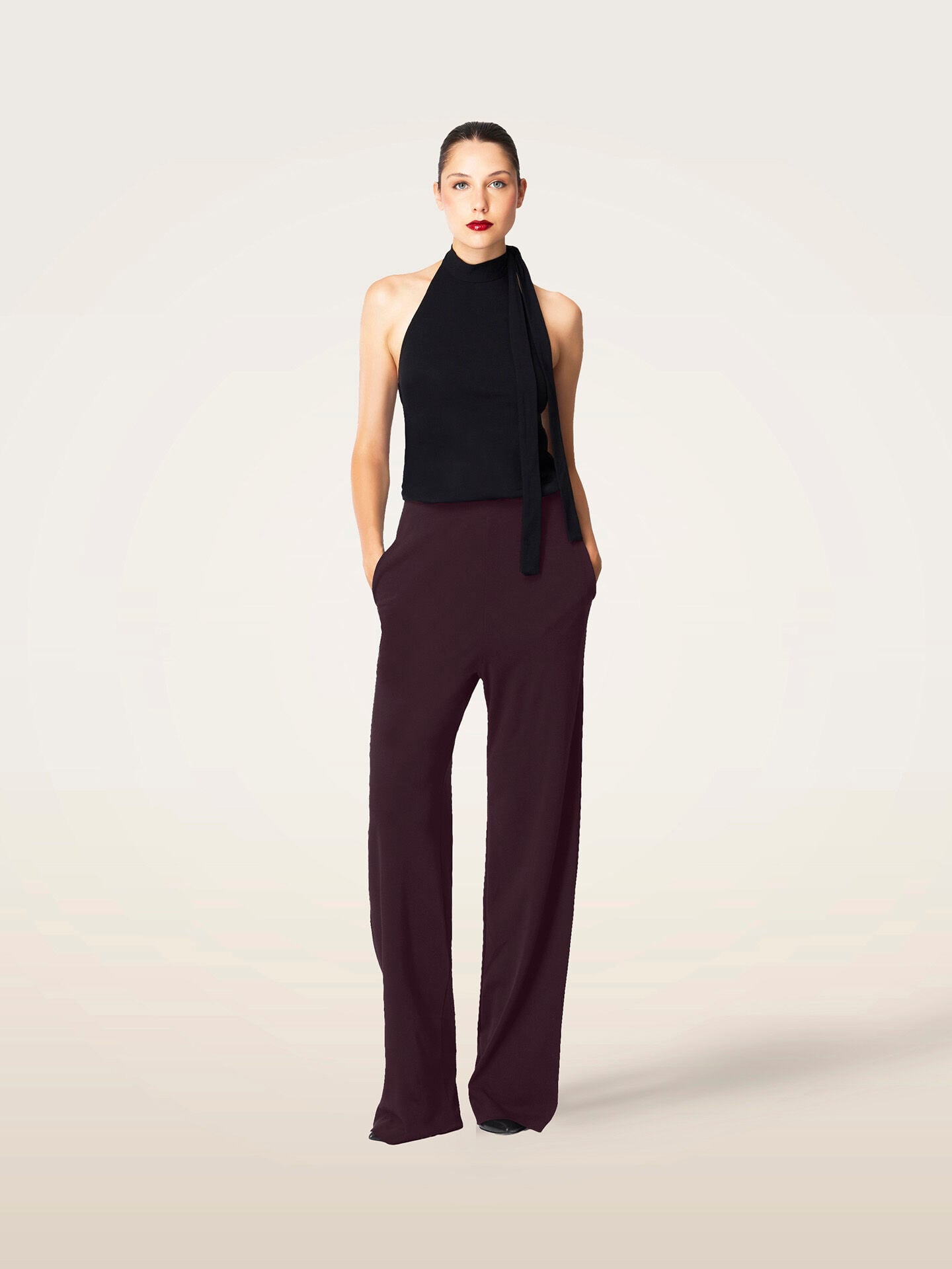 CREPE COUTURE TROUSERS