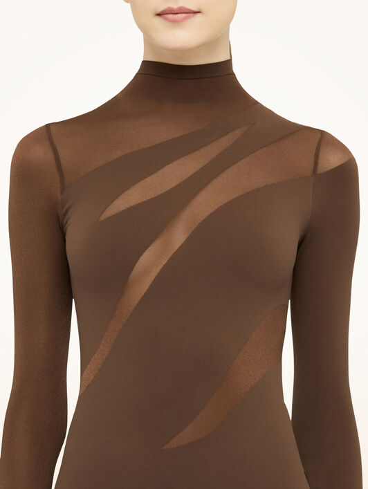 SHEER OPAQUE DRESS SHEER OPAQUE DRESS