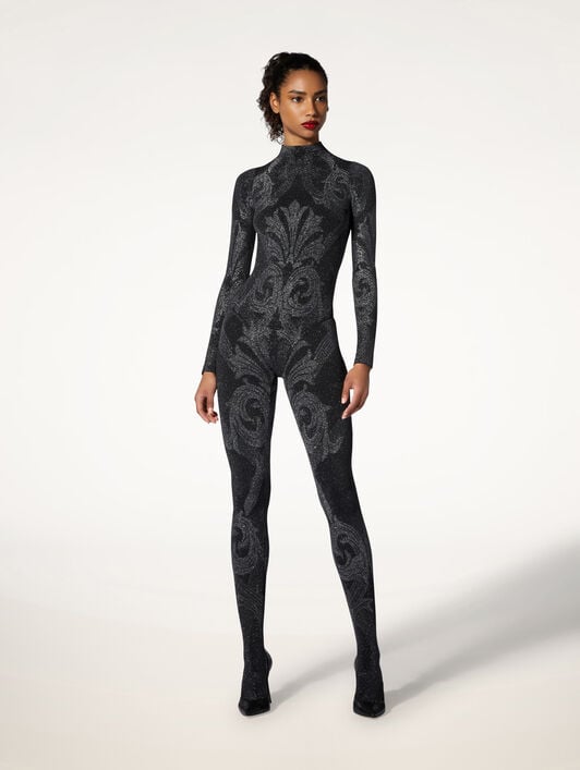 METALLIC JACQUARD TIGHTS METALLIC JACQUARD TIGHTS