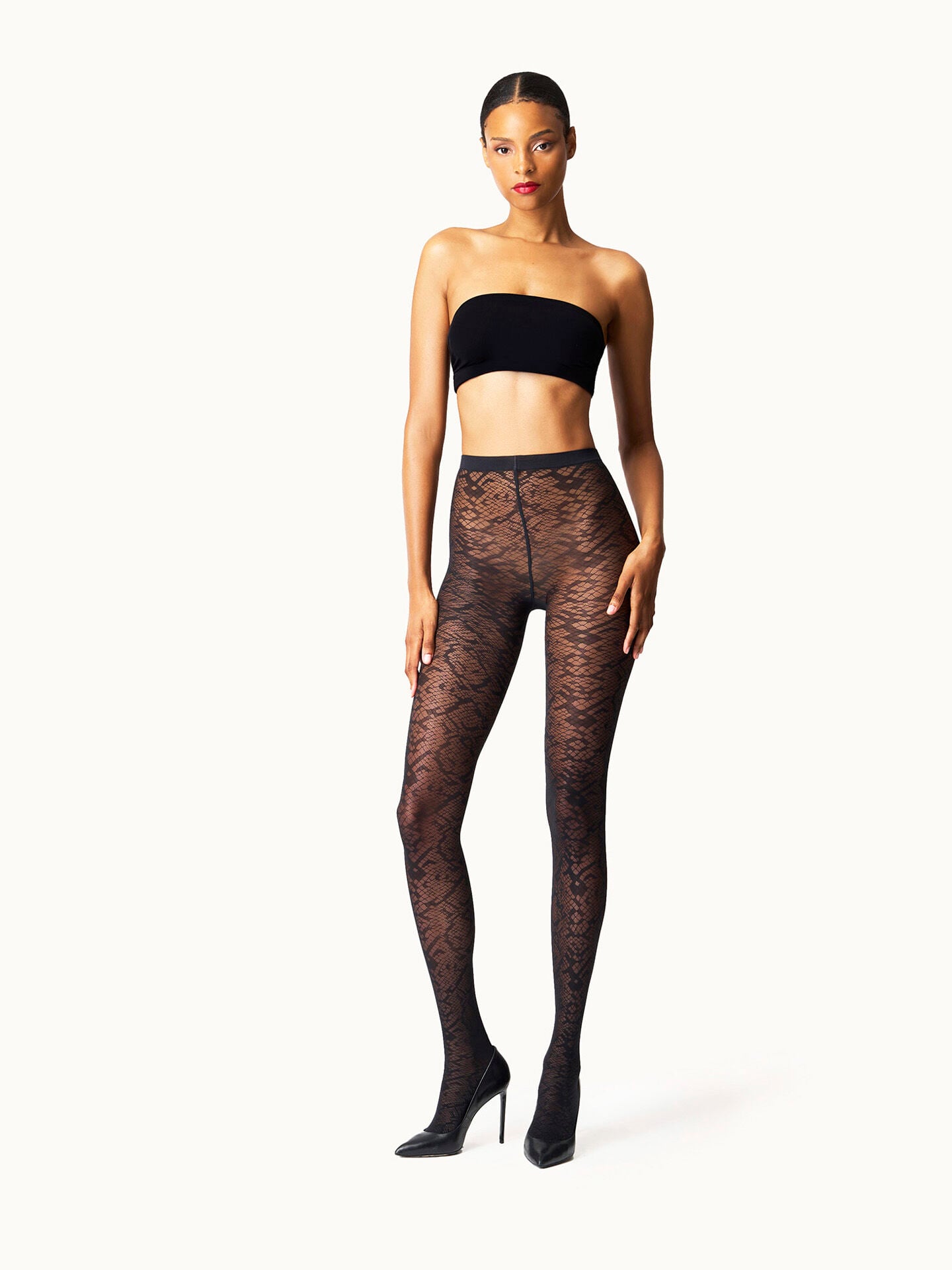 SNAKE JACQUARD TIGHTS SNAKE JACQUARD TIGHTS