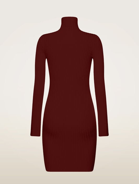 MERINO RIB DRESS