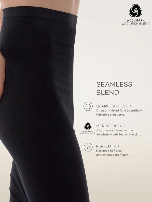 SEAMLESS WOOL SKIRT