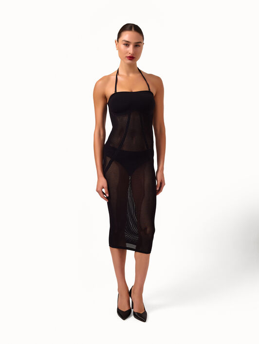 NET & RIBS SWIM DRESS NET & RIBS SWIM DRESS
