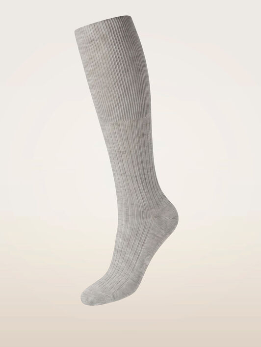 RIBBED CASHMERE BLEND KNEE-HIGHS RIBBED CASHMERE BLEND KNEE-HIGHS