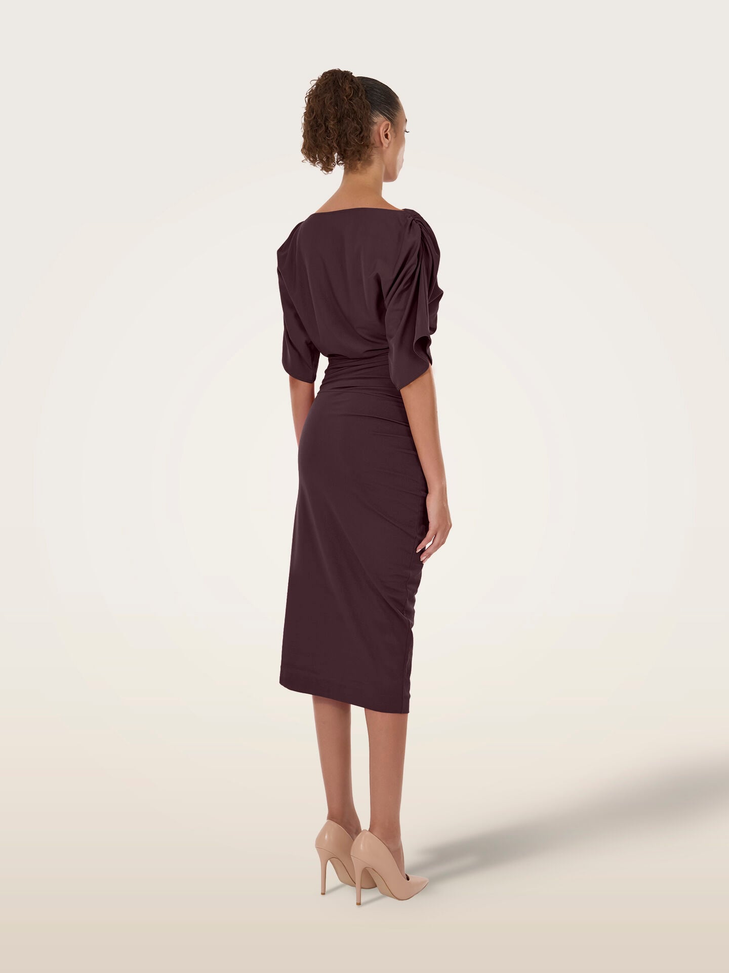 FLUID DRAPE DRESS