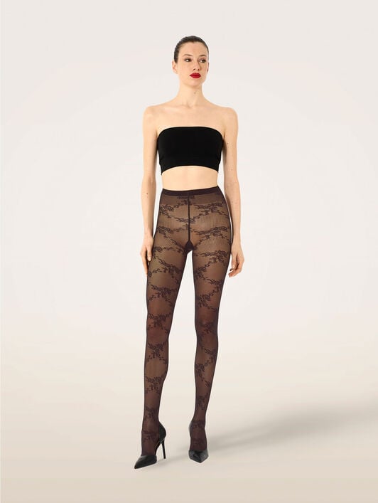 FLORAL LACE TIGHTS