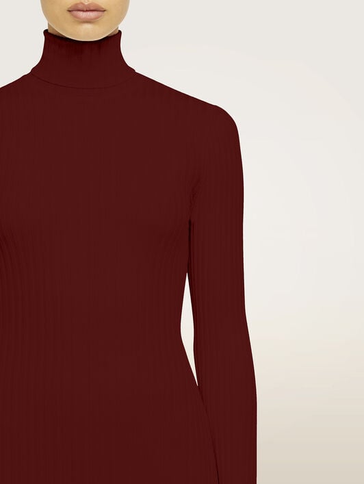 MERINO RIB DRESS