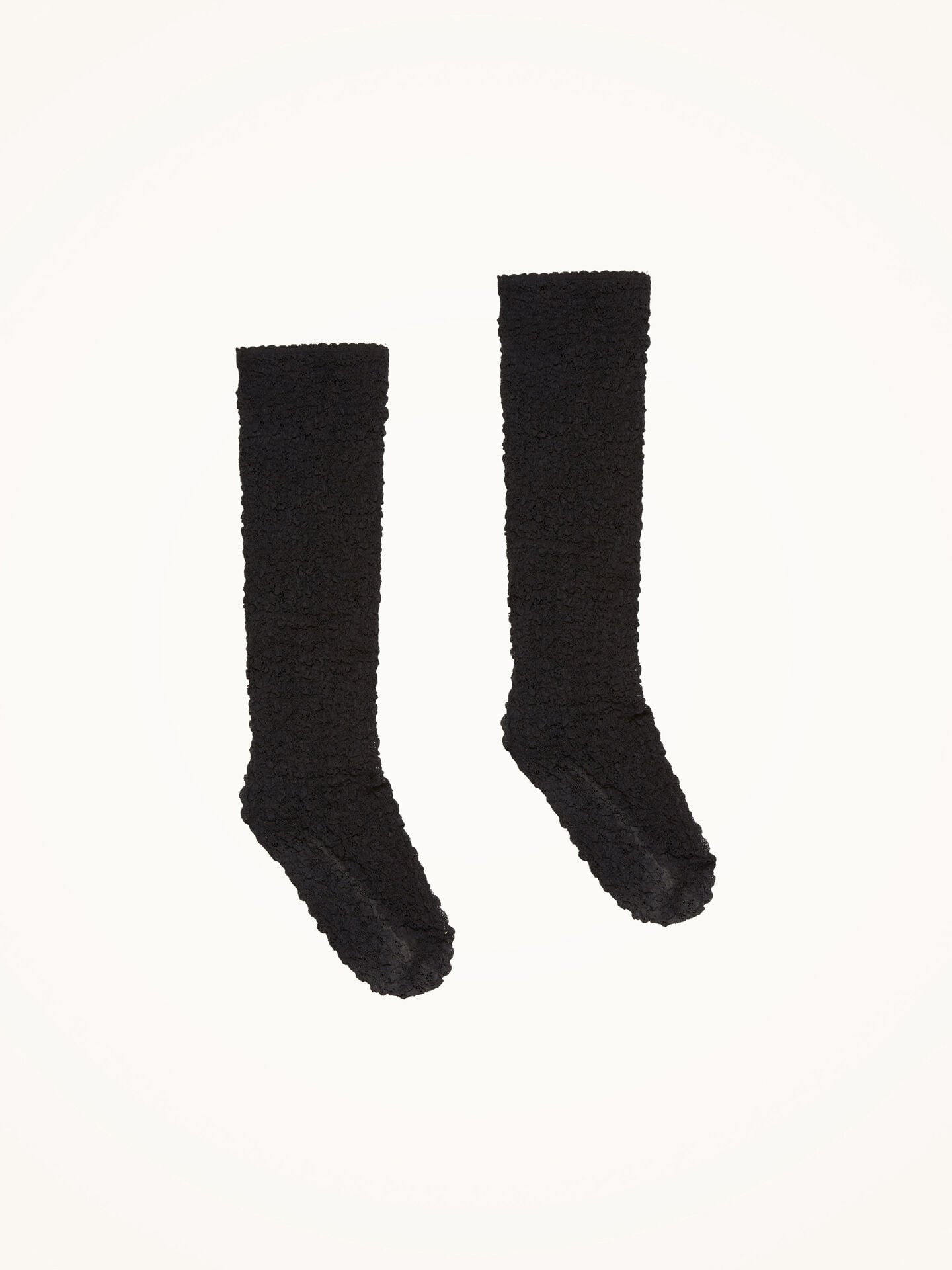 STRUCTURED LACE KNEE-HIGHS STRUCTURED LACE KNEE-HIGHS