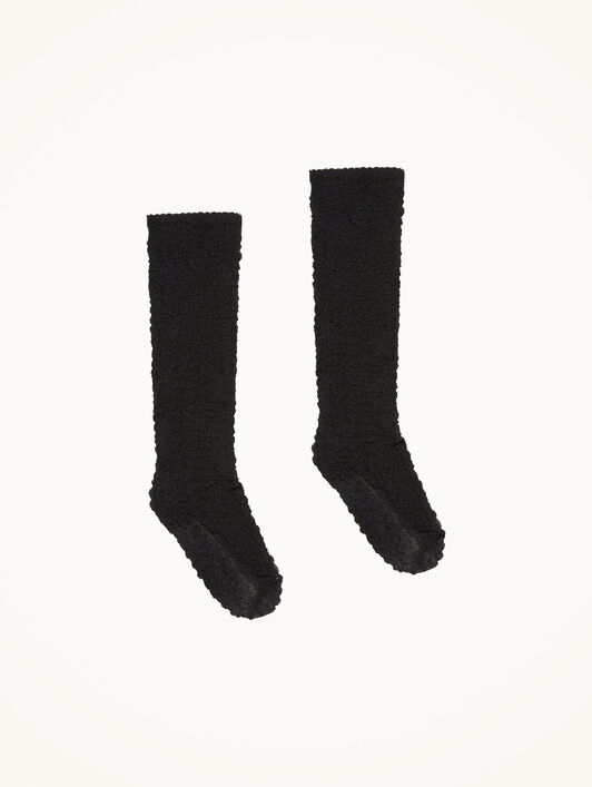 STRUCTURED LACE KNEE-HIGHS STRUCTURED LACE KNEE-HIGHS