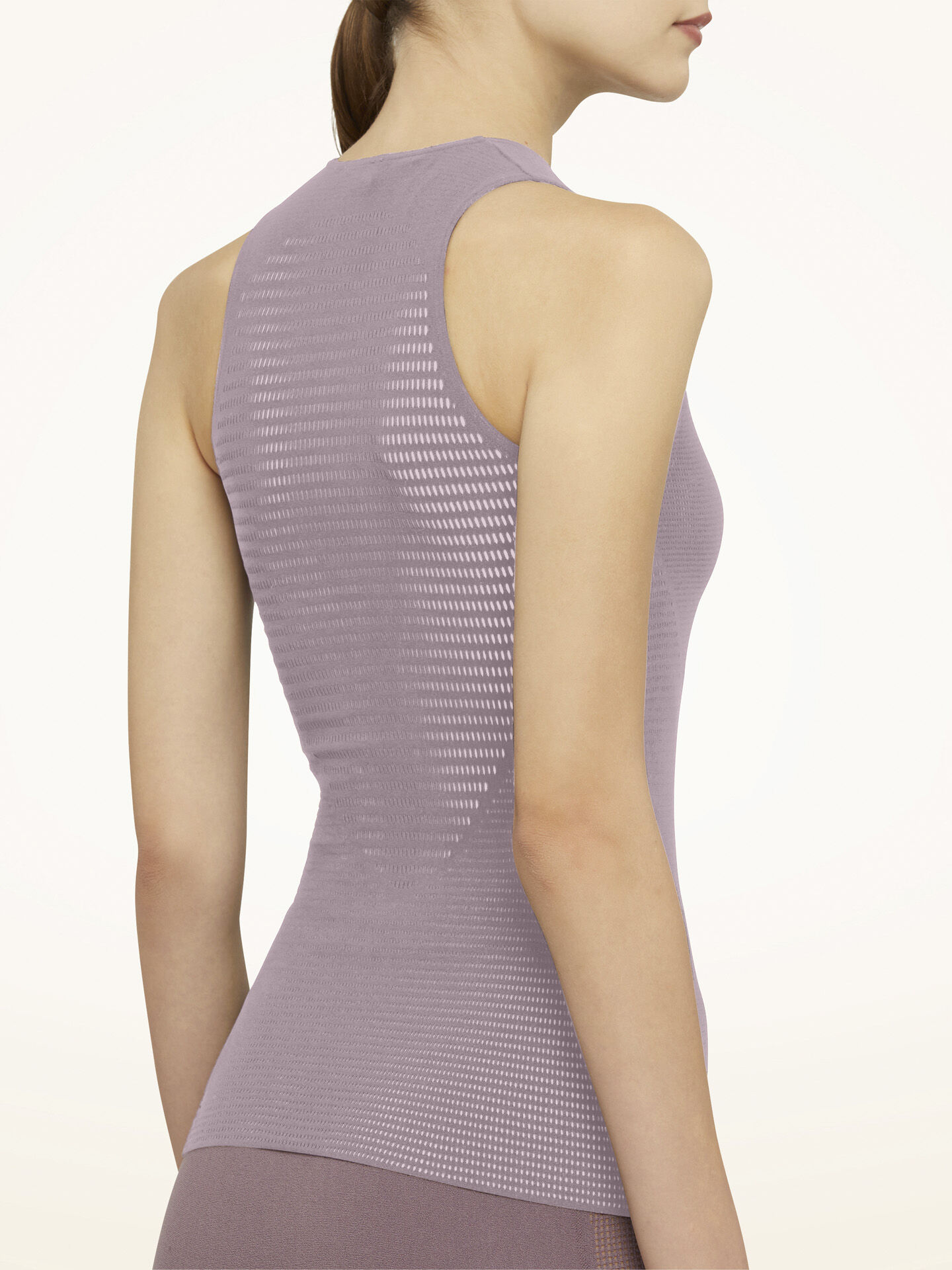 GRID NET TOP SLEEVELESS GRID NET TOP SLEEVELESS