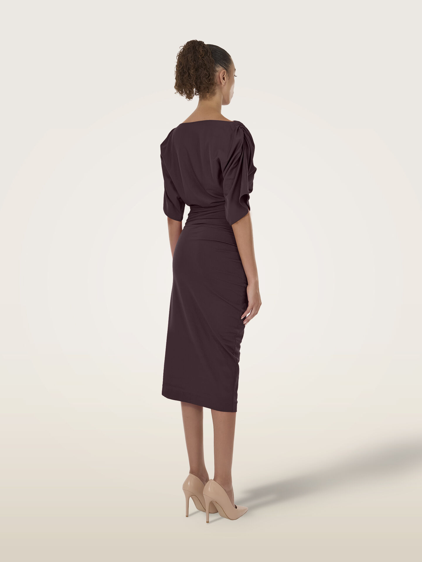 FLUID DRAPE DRESS