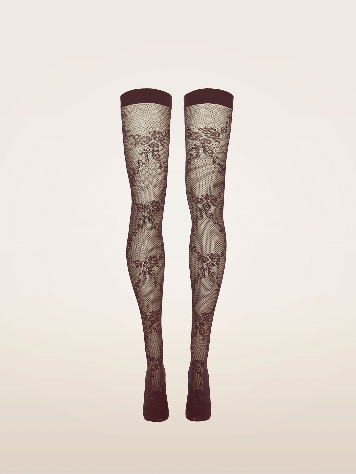 FLORAL LACE STAY-UP