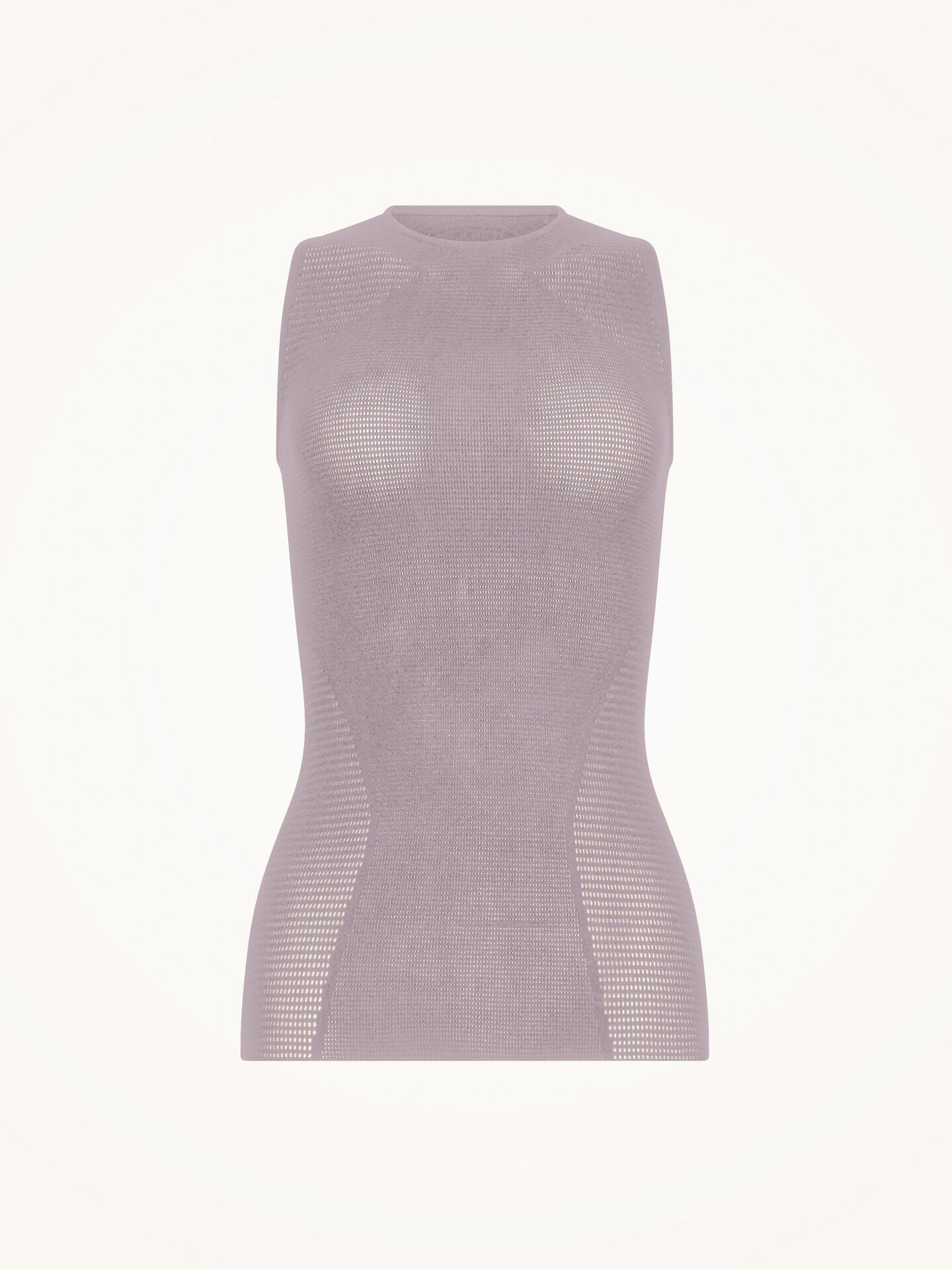 GRID NET TOP SLEEVELESS GRID NET TOP SLEEVELESS