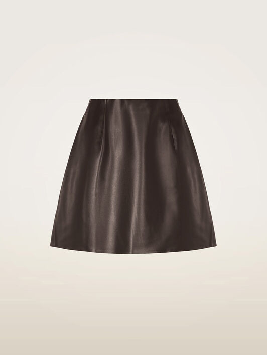 FAUX LEATHER SKIRT FAUX LEATHER SKIRT