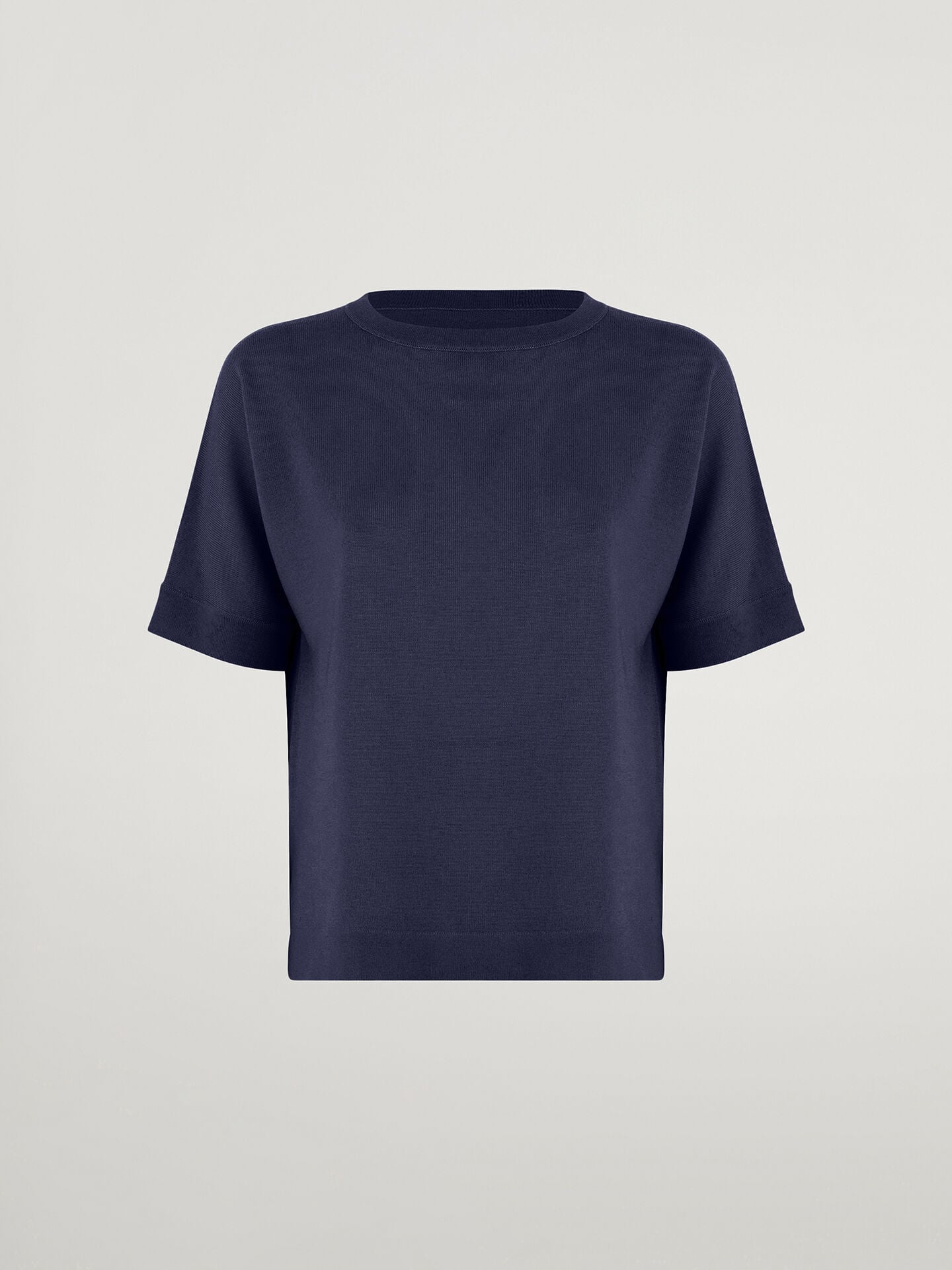 MERINO BLEND TOP SHORT SLEEVES