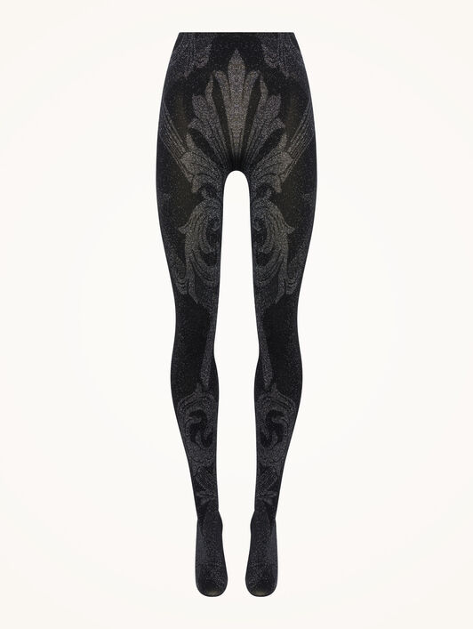 METALLIC JACQUARD TIGHTS METALLIC JACQUARD TIGHTS