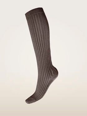 SHIMMER RIB KNEE-HIGHS