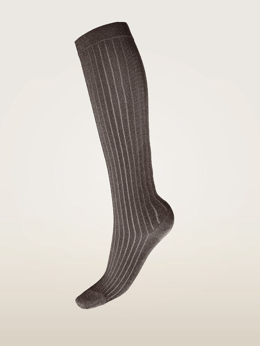 SHIMMER RIB KNEE-HIGHS
