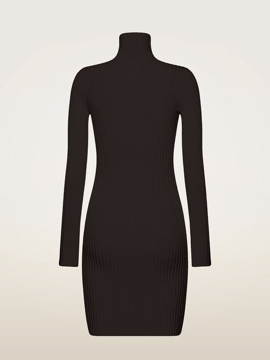 MERINO RIB DRESS
