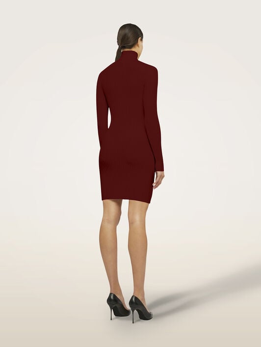 MERINO RIB DRESS