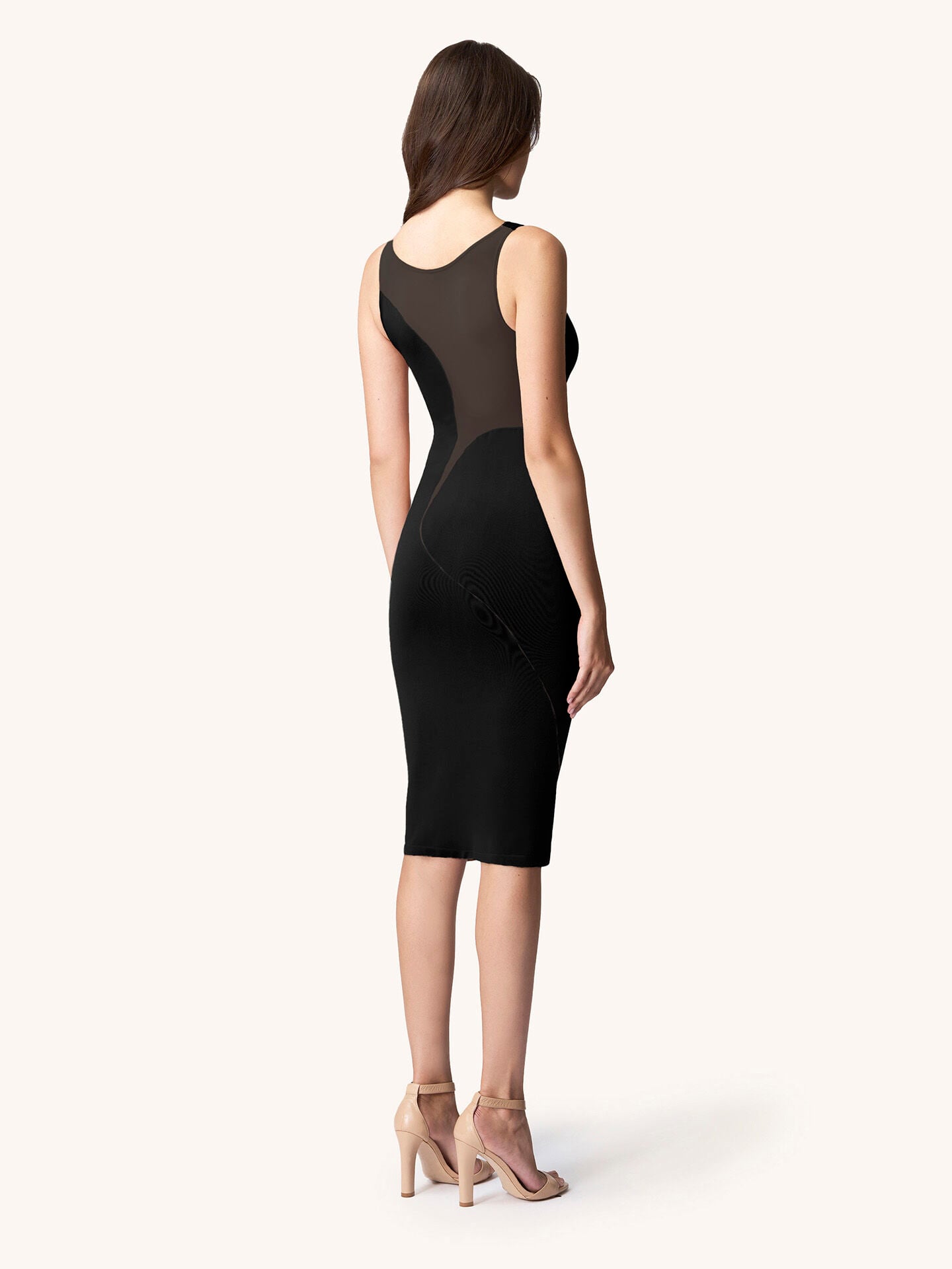 SATIN SHEER DRESS SATIN SHEER DRESS
