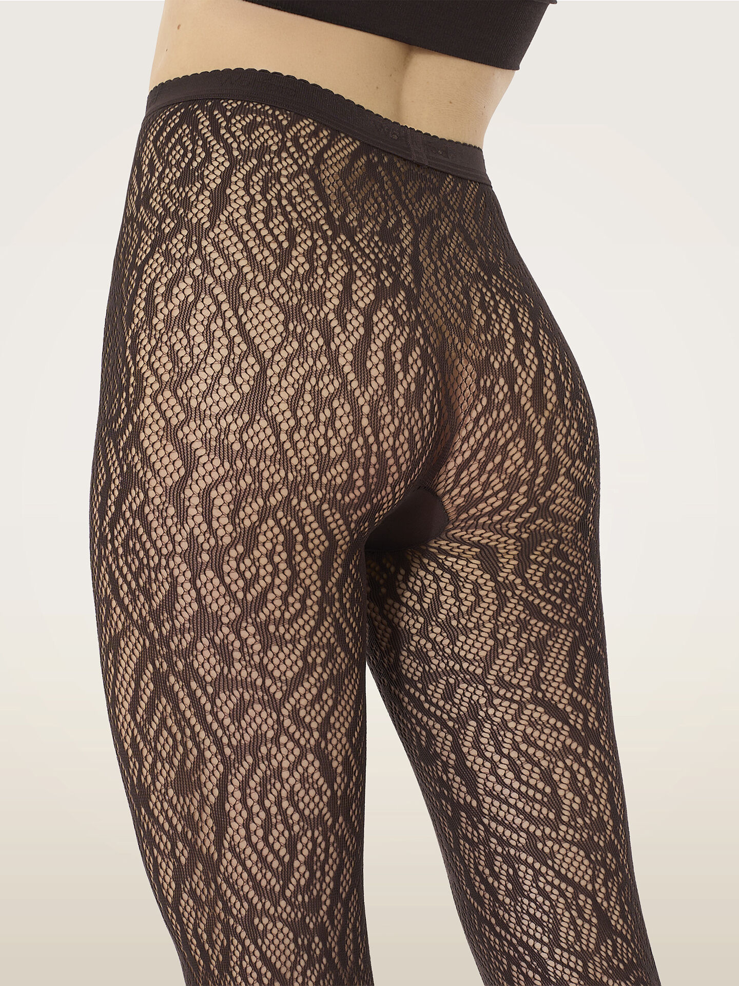ROSE LACE EFFECT TIGHTS