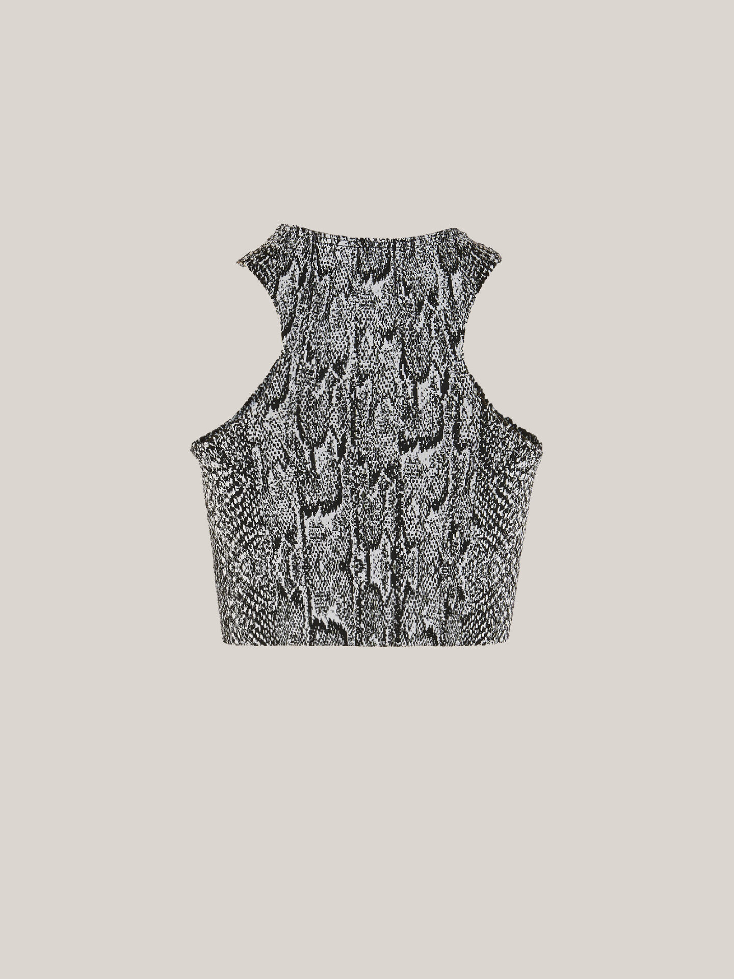 SEAMLESS PYTHON CROP TOP