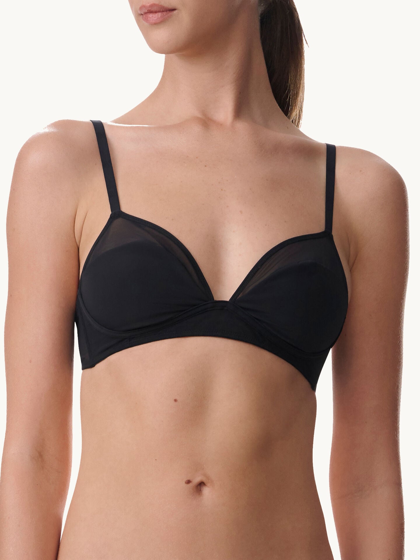 SHEER OPAQUE SKIN BRA