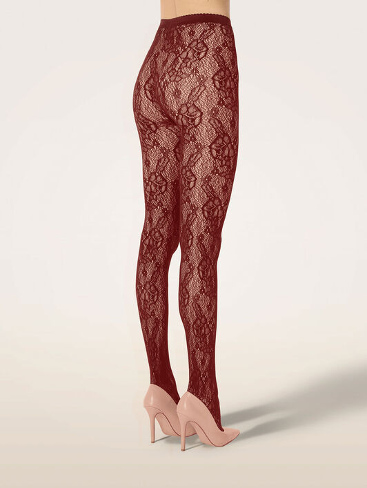 INFINITE ROSE NET TIGHTS